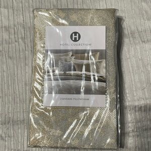 Hotel collection, Metallic Stone standard pillow sham